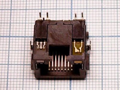Лот: 12286711. Фото: 1. Разъём RJ-45 №75 female. Разъёмы