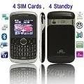 Лот: 1091375. Фото: 1. сотовый телефон F160, 4 Sim cards. Кнопочные мобильные телефоны