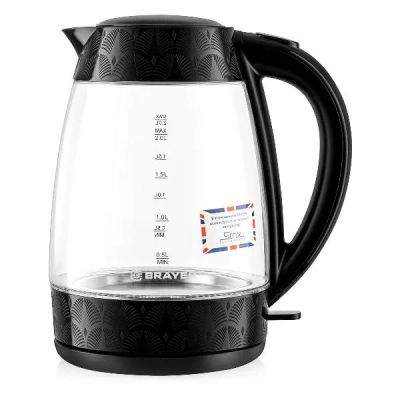 Лот: 24468623. Фото: 1. Электрический чайник Brayer BR1024BK. Чайники, кофемашины, кулеры