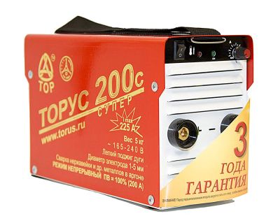 Лот: 3957043. Фото: 1. Сварочный инвертор ТОРУС 200. Сварочные аппараты