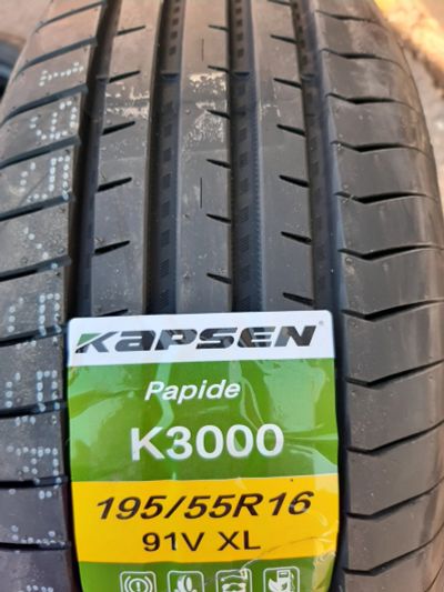 Лот: 15680711. Фото: 1. R16 195/55 Kapsen K3000 Новые... Шины