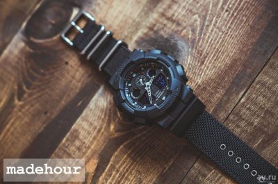 Лот: 11324286. Фото: 1. Часы Casio G- SHOCK GA-100BBN-1A. Оригинальные наручные часы