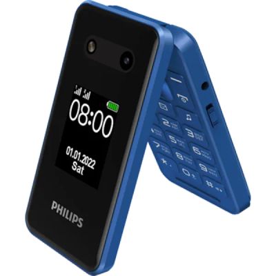 Лот: 22027522. Фото: 1. Телефон Philips Xenium E2602 Синий. Кнопочные мобильные телефоны
