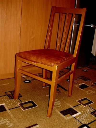 Лот: 1373327. Фото: 1. Стул деревянный крашеный. Столы, стулья, обеденные группы