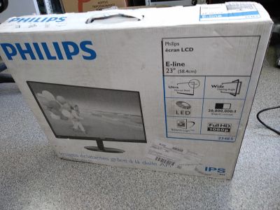 Лот: 12197984. Фото: 1. philips 243es с битой матрицей... ЖК-мониторы