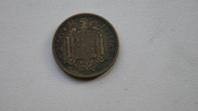 Лот: 6437804. Фото: 1. Испания 2.5 песеты 1953г. Европа