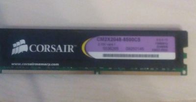 Лот: 7923263. Фото: 1. Оперативная память DDR2 2 GB Corsair... Оперативная память