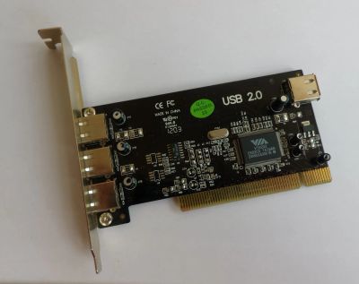 Лот: 19166783. Фото: 1. Дополнительные USB порты pci. Платы расширения, контроллеры, доп. порты