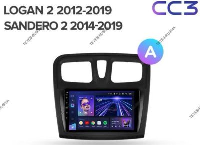 Лот: 20760214. Фото: 1. Магнитола Teyes CC3 Renault Logan... Автомагнитолы