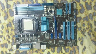 Лот: 2466201. Фото: 1. ASUS M4A77TD am3 ddr3 б\у (в хорошем... Материнские платы