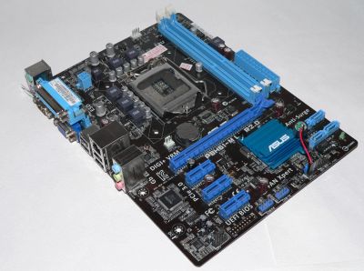 Лот: 5015786. Фото: 1. MB ASUS P8H61-M LX rev.2.0 (iH61... Материнские платы