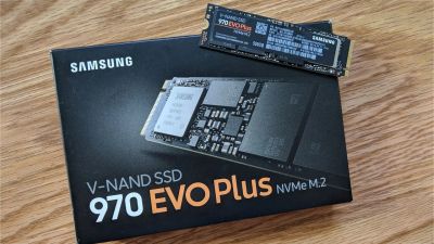 Лот: 16488850. Фото: 1. Samsung 970 EVO 500GB новый. 3... SSD-накопители