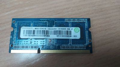 Лот: 19533549. Фото: 1. ОЗУ память SO-DDR3 2gb Ramaxel... Оперативная память