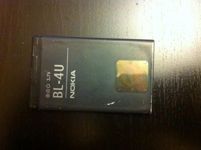 Лот: 5215919. Фото: 1. Батарея NOKIA BL-4U ТОРГИ С 1... Аккумуляторы