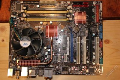 Лот: 2587334. Фото: 1. Материнская плата ASUS P5K-E/WIFI-AP. Материнские платы