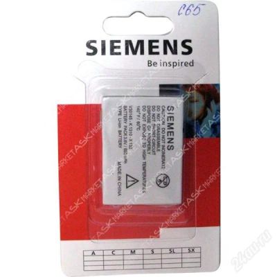 Лот: 2365942. Фото: 1. Акб Siemens C65/M65/S65/CX75/M75... Аккумуляторы