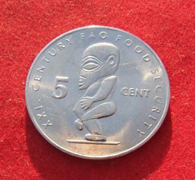 Лот: 19997458. Фото: 1. Острова Кука 5 центов, 2000 г... Австралия и Океания