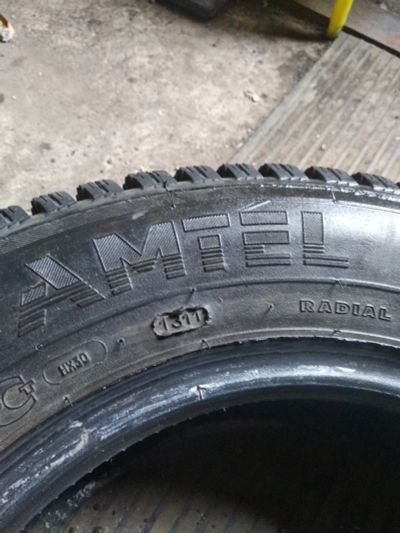 Лот: 17627656. Фото: 1. шины Amtel 175/70 r13 зима/шипы... Шины