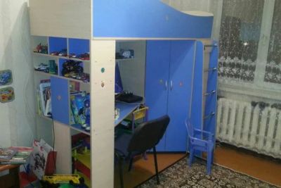 Лот: 7248849. Фото: 1. Кровать - чердак. Детские кровати и кроватки