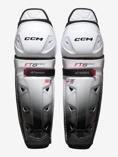 Лот: 25686166. Фото: 1. Щитки хоккейные детские CCM Jetspeed... Другое (спортивная одежда)