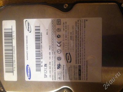 Лот: 673347. Фото: 1. Samsung 120g. Жёсткие диски (HDD)