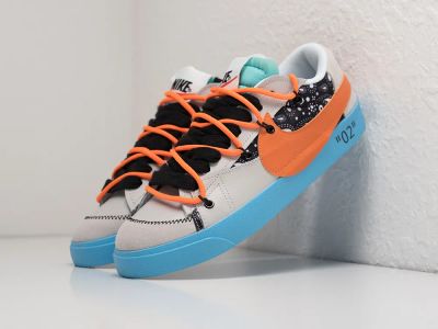 Лот: 24977909. Фото: 1. Кроссовки OFF White x Nike Blazer... Кеды, кроссовки, слипоны