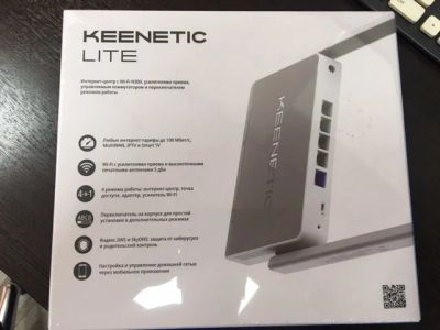 Лот: 12792057. Фото: 1. Беспроводной роутер Keenetic Lite... Маршрутизаторы (роутеры)