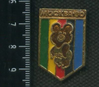 Лот: 17354128. Фото: 1. (№ 5598 ) значки спорт, 22 олимпиада-80... Сувенирные