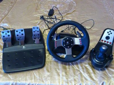 Лот: 2788251. Фото: 1. Новый руль logitech g27 racing... Рули, джойстики