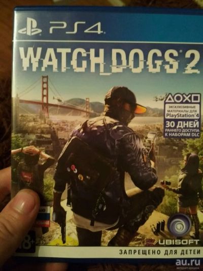 Лот: 10556803. Фото: 1. Диск PS4 Watch dogs 2. Игры для консолей