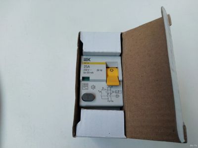 Лот: 13743685. Фото: 1. УЗО IEK 2Р 25А 30мА. Автоматы, пакетники, предохранители