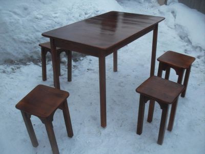 Лот: 9382178. Фото: 1. Комплект Mooko. Столы, стулья, обеденные группы