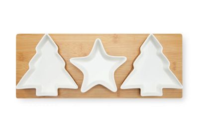 Лот: 24593469. Фото: 1. Менажница EVIO Christmas tree. Предметы сервировки