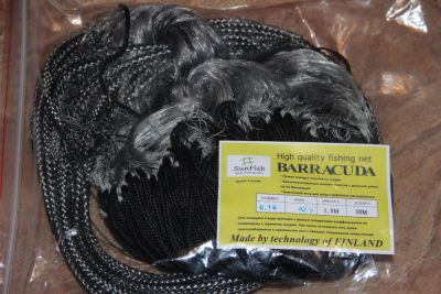 Лот: 6792456. Фото: 1. Сеть "Barracuda" 25 мм, высота... Рыболовные снасти, сети, поплавки
