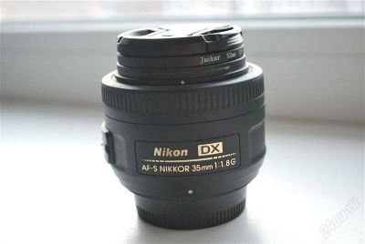 Лот: 1440520. Фото: 1. Nikon Nikkor DX AF-S 35mm 1:1... Объективы