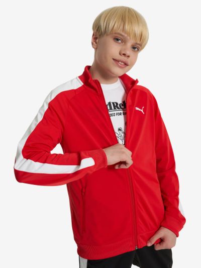 Лот: 25133340. Фото: 1. Толстовка для мальчиков PUMA T7... Легкие куртки, толстовки