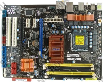Лот: 5298910. Фото: 1. Материнская плата ASUS P5K / EPU... Материнские платы
