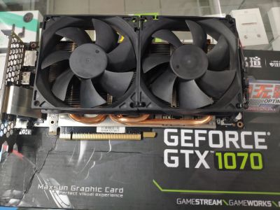 Лот: 19583456. Фото: 1. Видеокарта GeForce GTX 1070 (Maxsun... Видеокарты