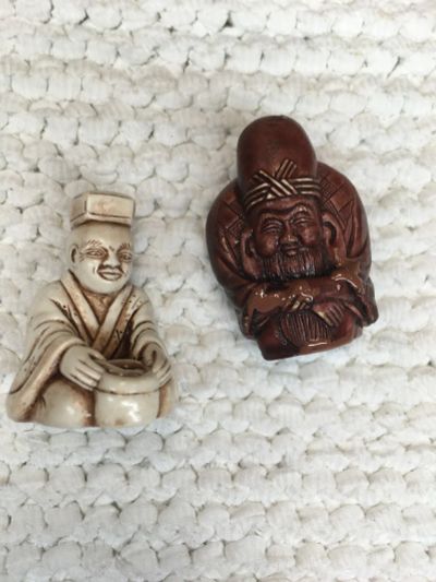 Лот: 19945969. Фото: 1. Нэцке , японские сувениры-обереги... Фигурки, статуэтки