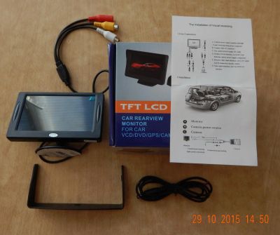 Лот: 6606809. Фото: 1. Монитор TFT LCD 4,3" + камера... Мониторы, DVD