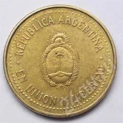 Лот: 198075. Фото: 1. Аргентина. 10 сентавос 1993г. Америка