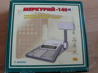 Лот: 1886715. Фото: 1. Кассовый аппарат Меркурий-140К. Оргтехника, ПО, серверы
