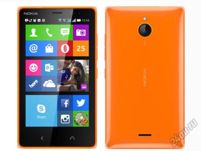 Лот: 5792031. Фото: 1. Nokia x2 оранжевый. Смартфоны