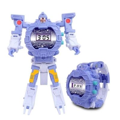 Лот: 15599071. Фото: 1. Детские часы-трансформер Robot... Другое (ювелирные изделия, бижутерия, часы)