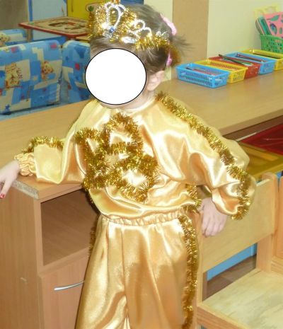 Лот: 3418212. Фото: 1. Новогодний костюм звездочки 98-110. Детские карнавальные, праздничные костюмы