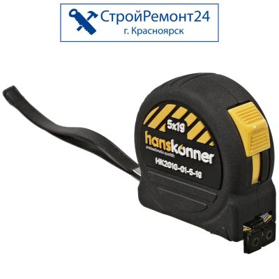 Лот: 25130326. Фото: 1. Рулетка Hanskonner магнитная 5... Ручной инструмент