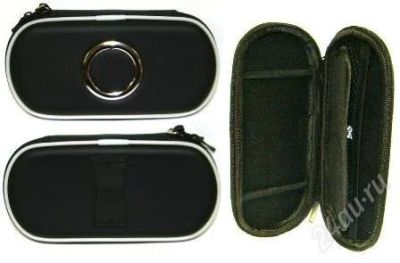 Лот: 1796826. Фото: 1. Сумочка для PSP-приставки (черный... Чехлы, бамперы