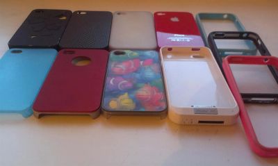 Лот: 3864618. Фото: 1. Продам 10 чехлов для IPhone+ 2... Чехлы, бамперы