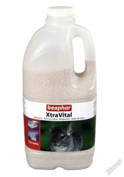 Лот: 5685077. Фото: 1. Песок Beaphar Xtra Vital Bathing... Миски, лотки, наполнители