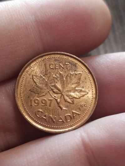 Лот: 13380432. Фото: 1. Канада. 1 цент. 1997г. Америка